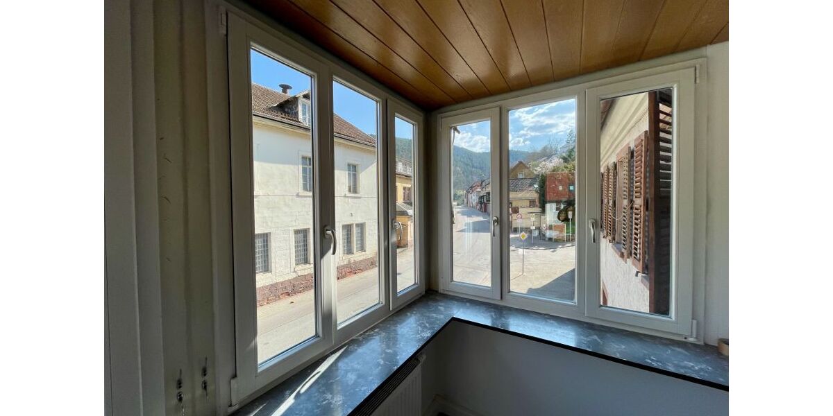 Atrium in Wohnzimmer - Blick Ost