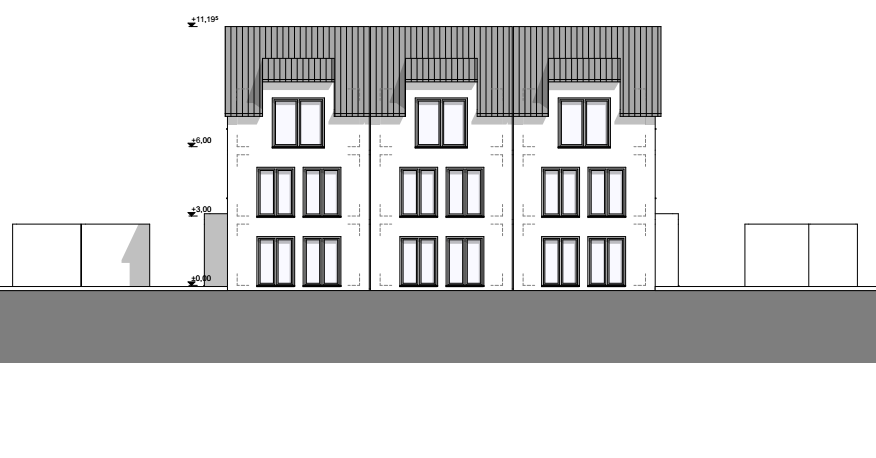 Abrisshaus mit Baugenehmigung für 3 Reihenhäuser in schöner Lage von Sehlem - Grundstück Sehlem | Angebot:22052035