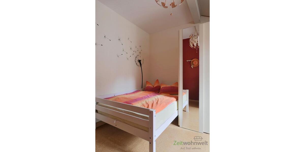 Blick zum Bett