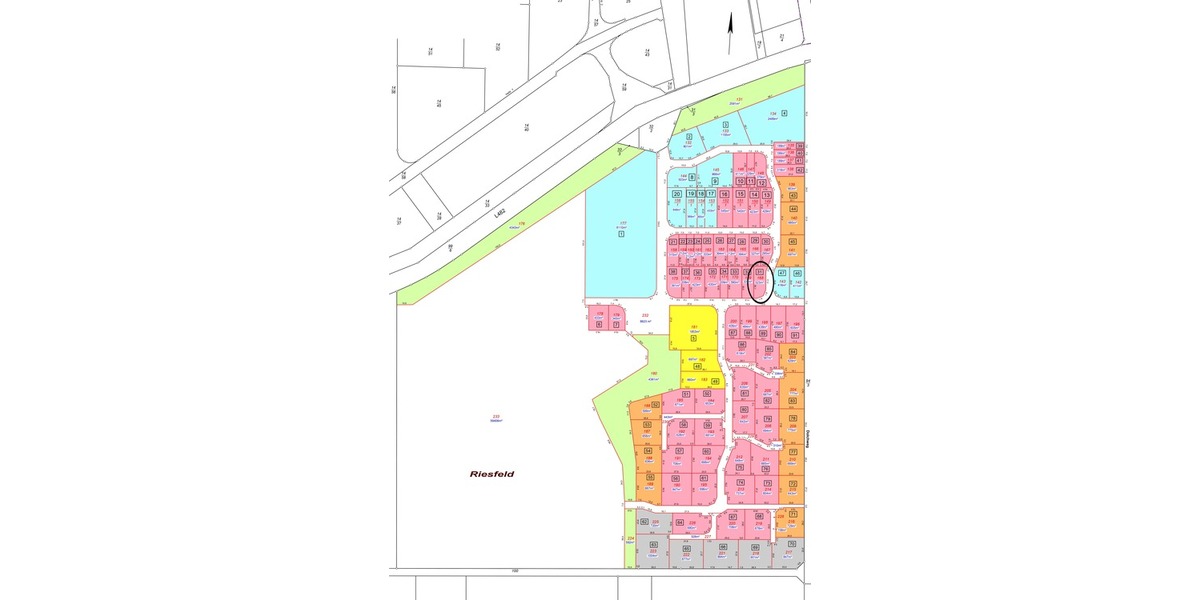 Flächenplan Grundstück Nr. 31