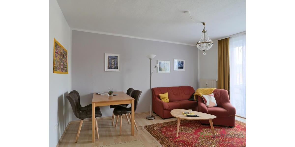 (EF1248_M) Weimar: Bad Berka, freundliche möblierte 2-Zimmer-Wohnung mit Balkon und PKW-Stellplatz - Etagenwohnung Bad Berka Bad Berka | Angebot:26213435