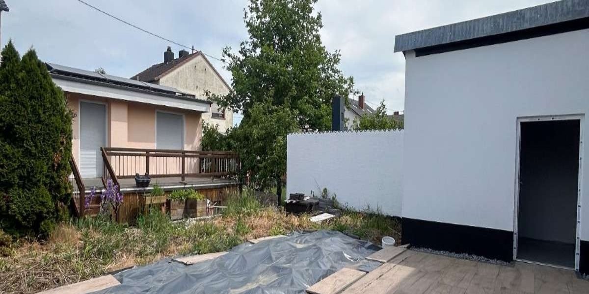 Terrassenansicht zum Garten...