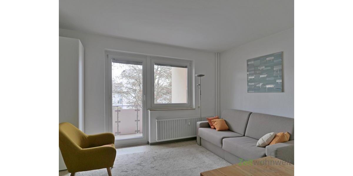 Blick zum Balkon