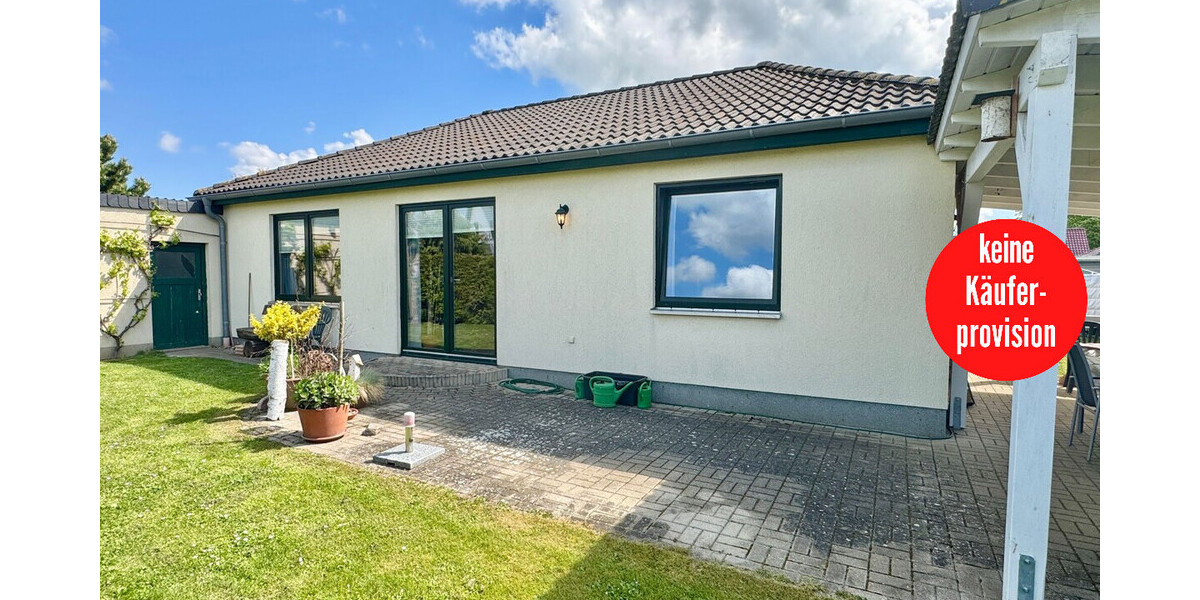 HORN IMMOBILIEN ++ RESERVIERT! Einfamilienhaus im Bungalowstil in Chemnitz bei Neubrandenburg - Bungalow Chemnitz Chemnitz | Angebot:26704796