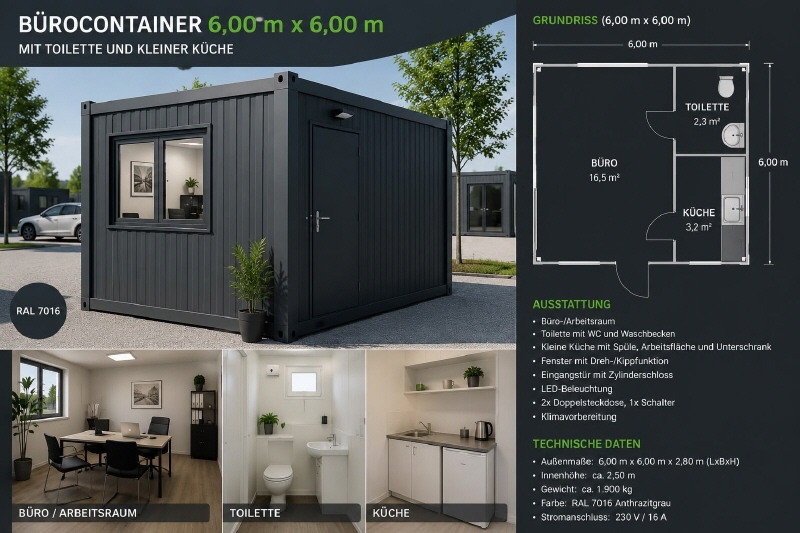 Typ1 Modulare Büroeinheit