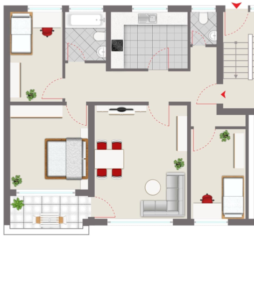 Wohnungsgrundriss