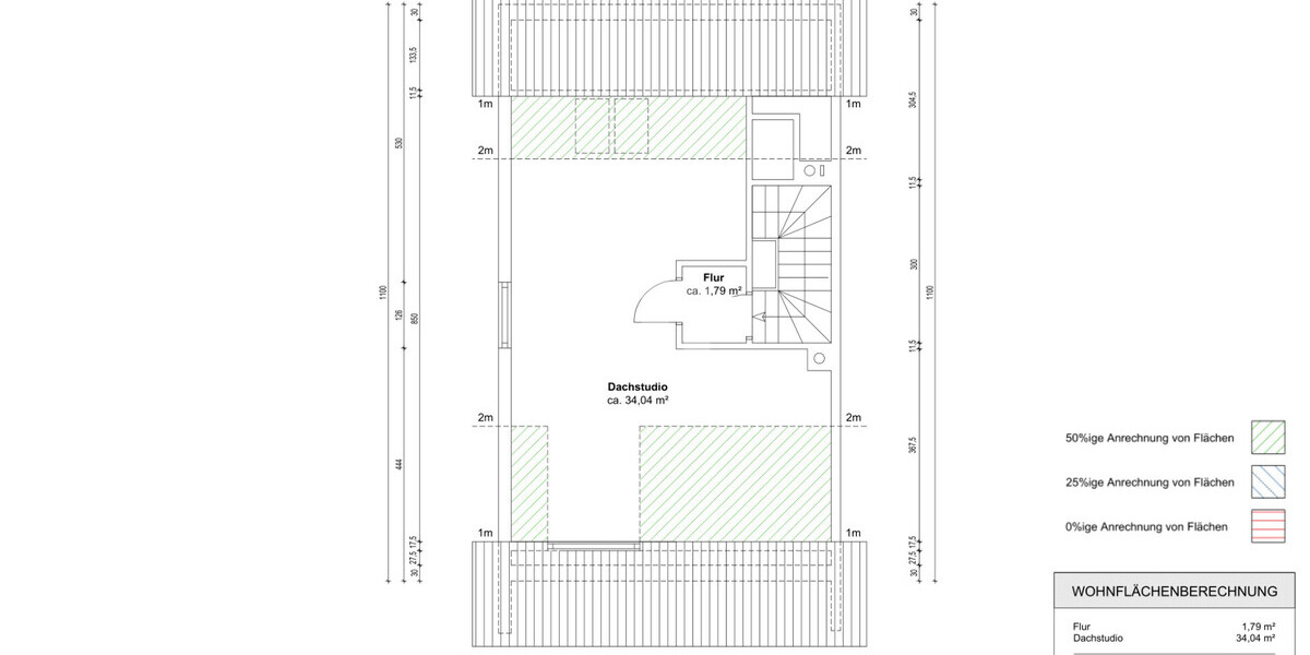 Grundriss Dachgeschoss