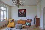 (EF1113_M) Gera: Röppisch, stilsicher möblierte Wohnung mit Holzdielung, Balkon, PKW-Stellplatz und Garten - Etagenwohnung Gera Röppisch | Angebot:26972311
