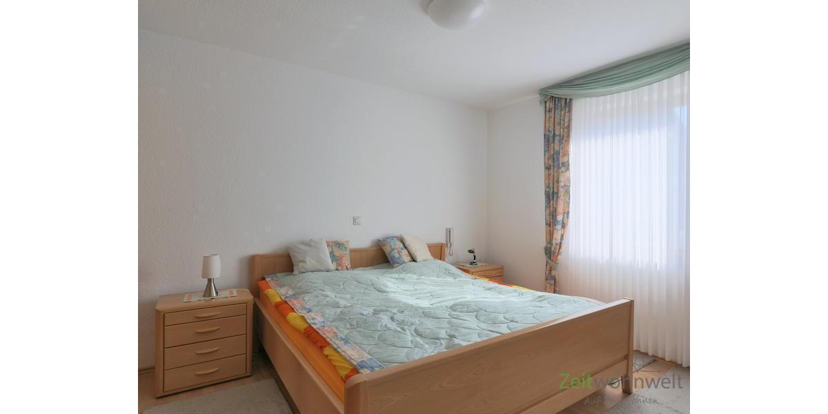 Blick ins Schlafzimmer
