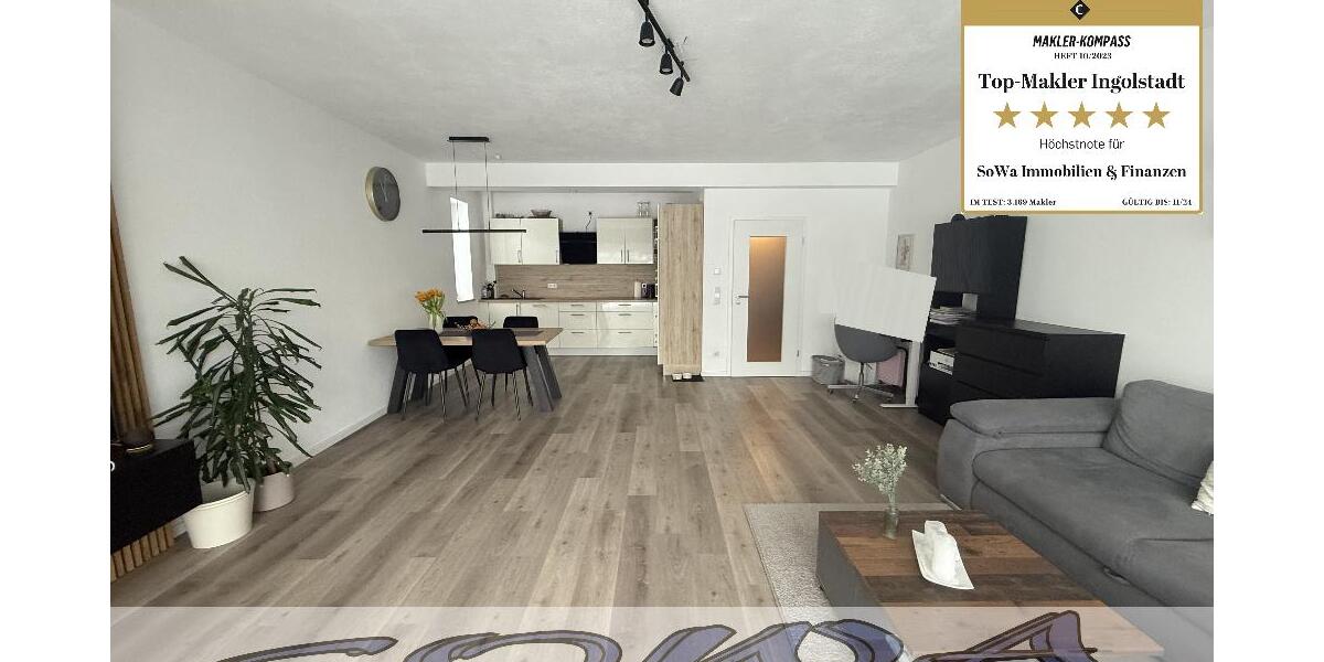 Hochwertige 2 Zimmer Erdgeschoss Wohnung mit Terrasse, Garten und TG-Stellplatz in Neuburg - Zentrumsnah! - Ein Objekt von Ihrem Immobilienpartner SOWA Immobilien und Finanzen - Erdgeschoßwohnung Neuburg | Angebot:27143415