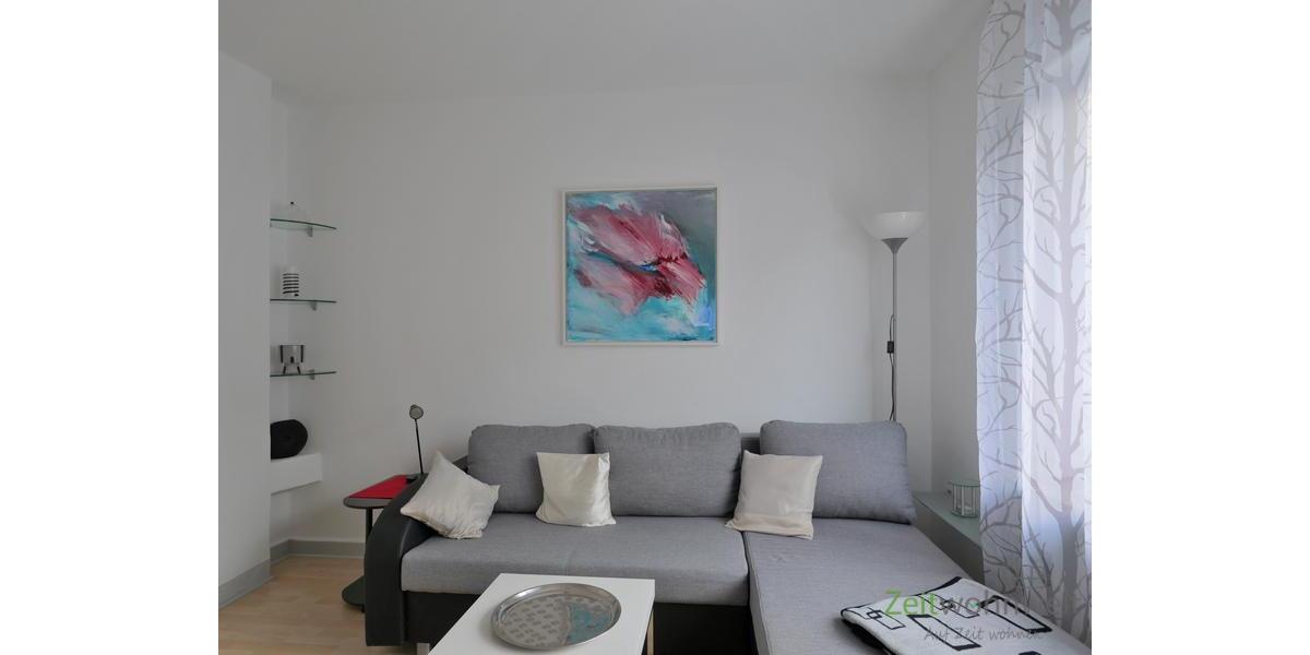 Blick zum Sofa
