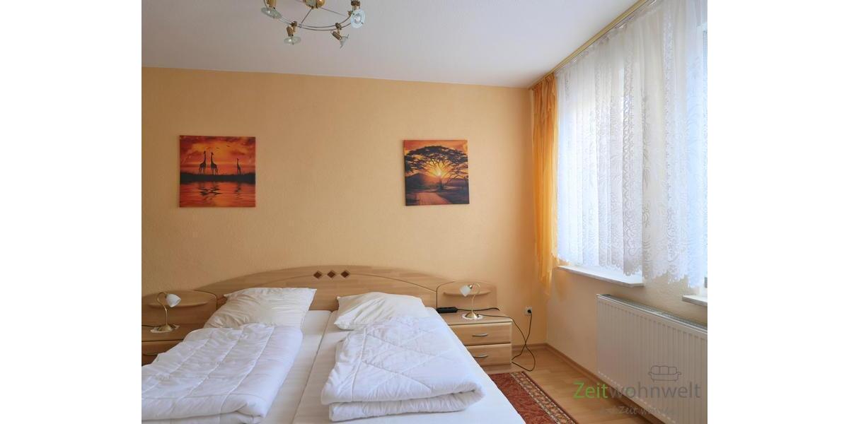 Blick ins Schlafzimmer