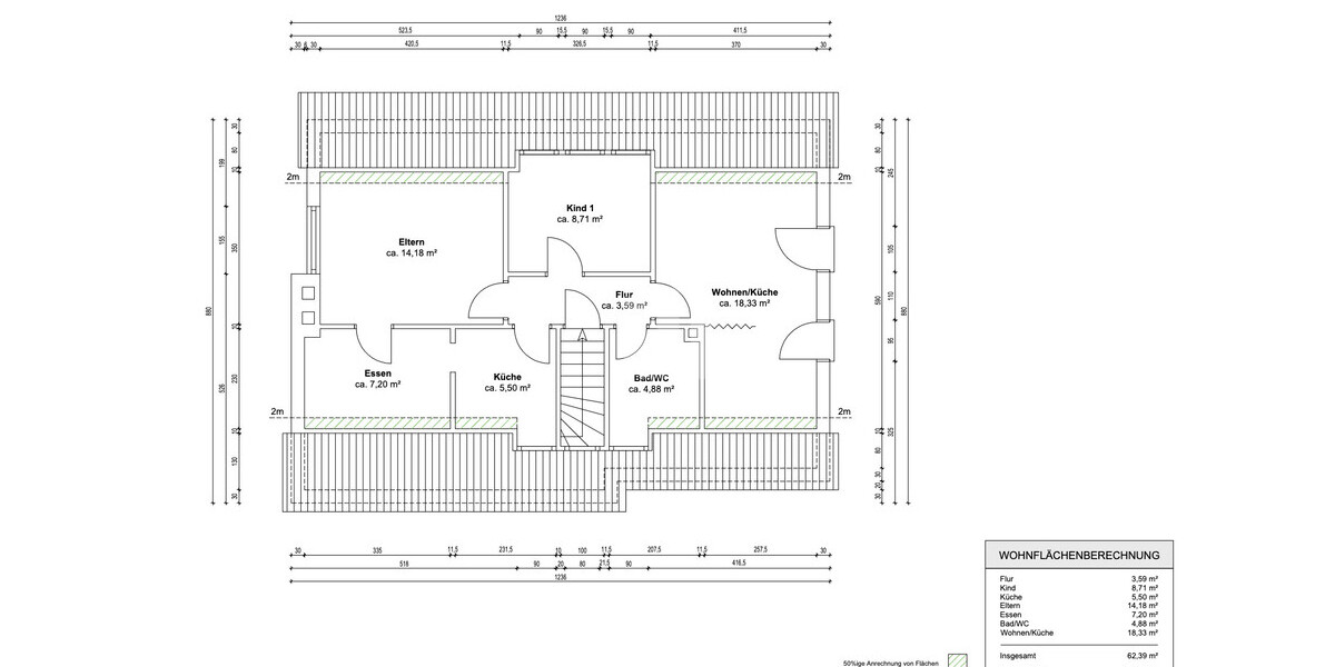 Grundriss Dachgeschoss