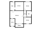 Bad Homburg - Kirdorf: Großzügige 4-Zimmer – Wohnen mit viel Platz - Etagenwohnung Bad Homburg Gonzenheim | Angebot:27333310