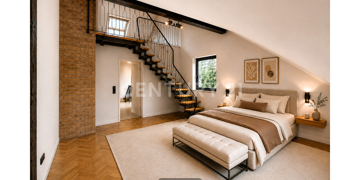 OG Schlafzimmer mit Galerie Visualisierung