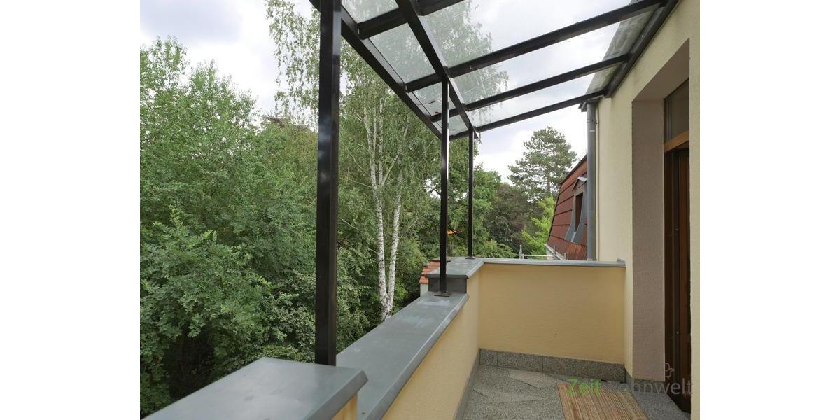 Blick vom Balkon