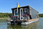 Ein Zuhause, auf dem Wasser oder im Hafen, exklusives Hausboot Neubau 2023 - Ferienhaus Jabel b Waren | Angebot:26799746