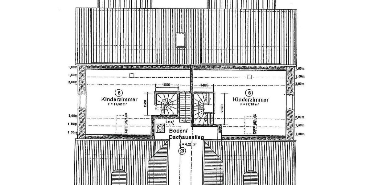 Grundriss Spitzboden