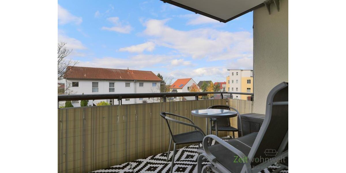 Novemberblick vom Balkon