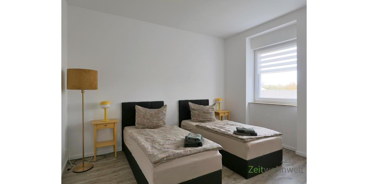 Blick ins Schlafzimmer