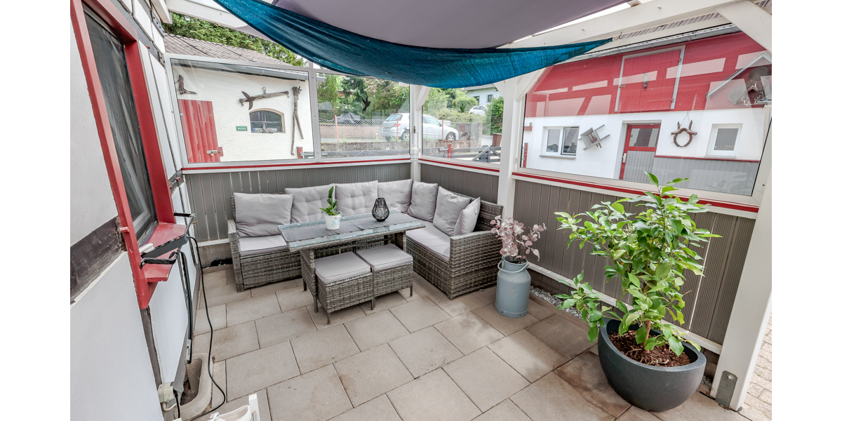 Terrasse Hofseite