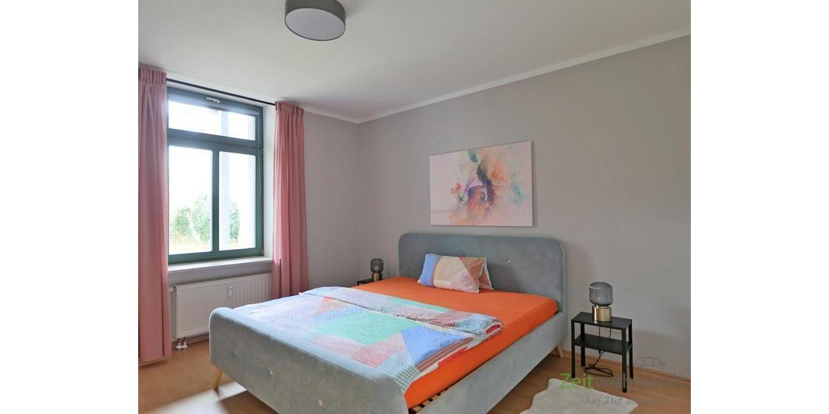 Blick ins Schlafzimmer