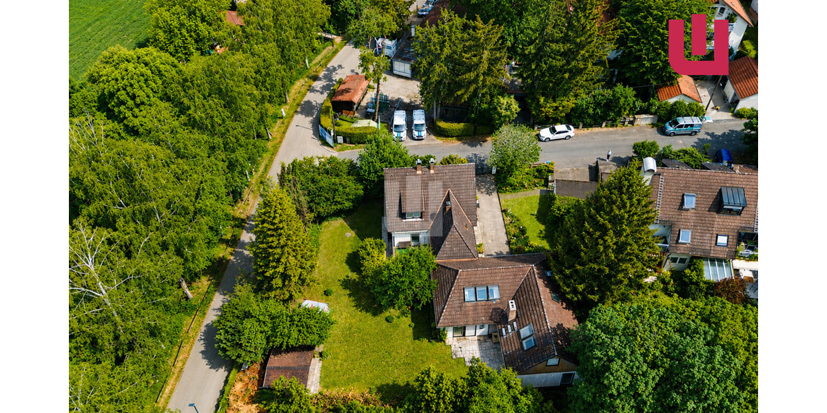 Großes Grundstück mit GF ca.487 m² in Ortsrandlage von Gröbenzell - Grundstück Gröbenzell | Angebot:26799220