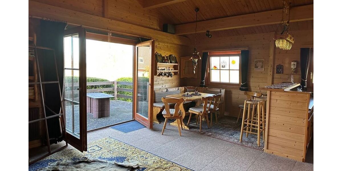 Blick auf die Terrasse