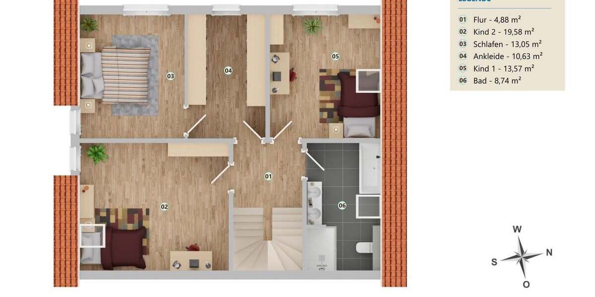 Grundriss Obergeschoss