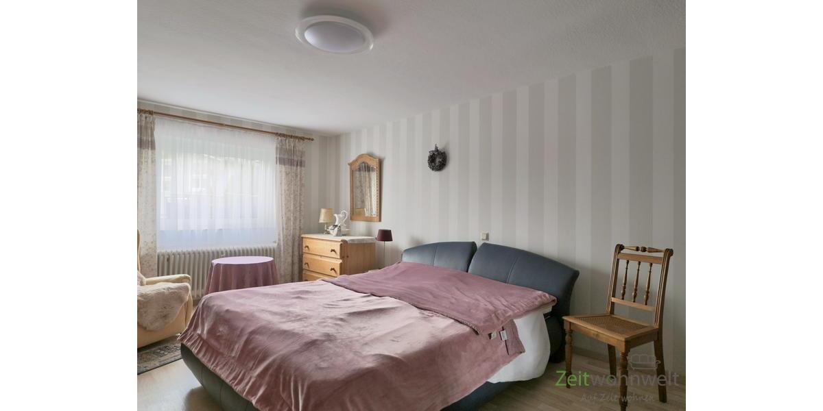 Blick ins Schlafzimmer