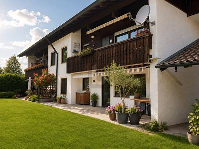 SCHÖNES ZUHAUSE MIT SONNENTERRASSE & GARTEN - Erdgeschoßwohnung Eggstätt | Angebot:26900699