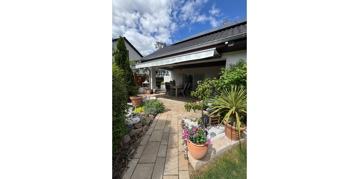Überdachter Terrassenbereich