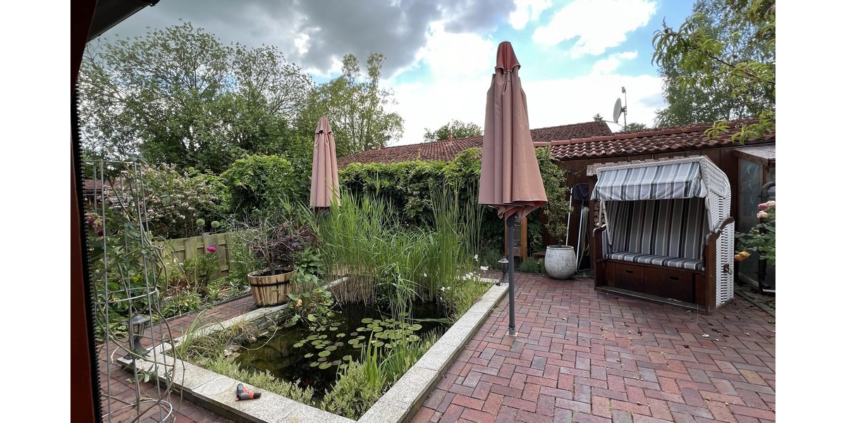 Garten vor der Terrasse