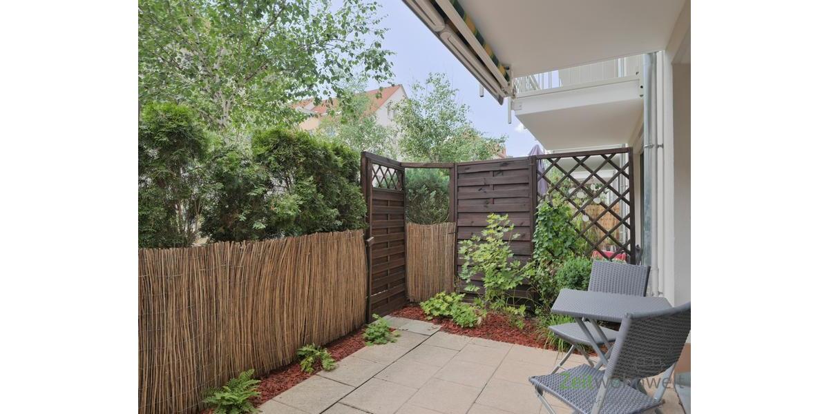 geschützte Terrasse