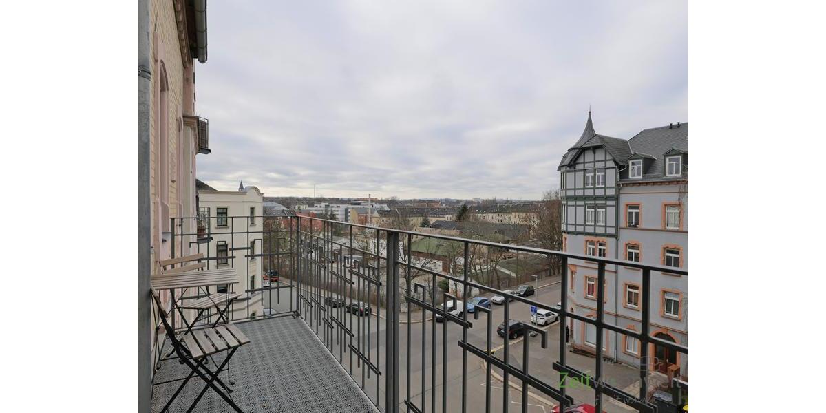 Balkonausblick im Februar