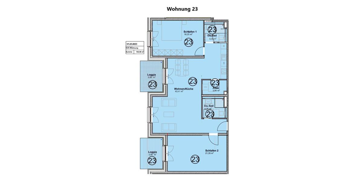 Wohnung 23