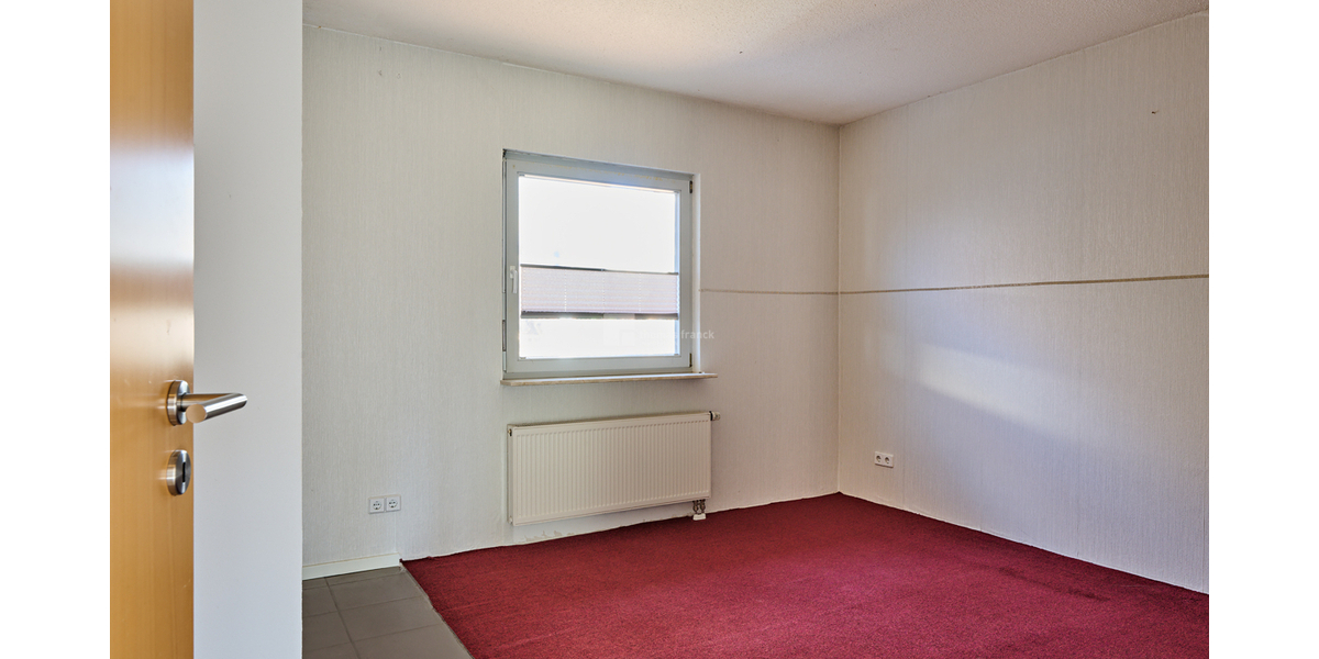 Das Schlafzimmer im Erdgeschoss