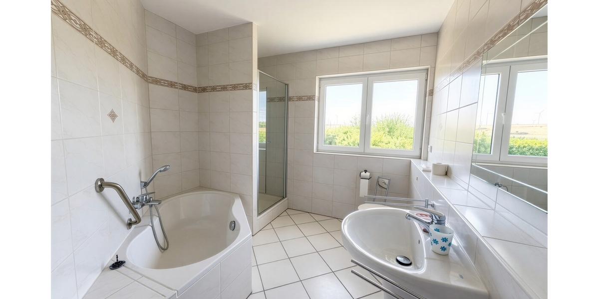 Badezimmer im EG - (KI generiert)