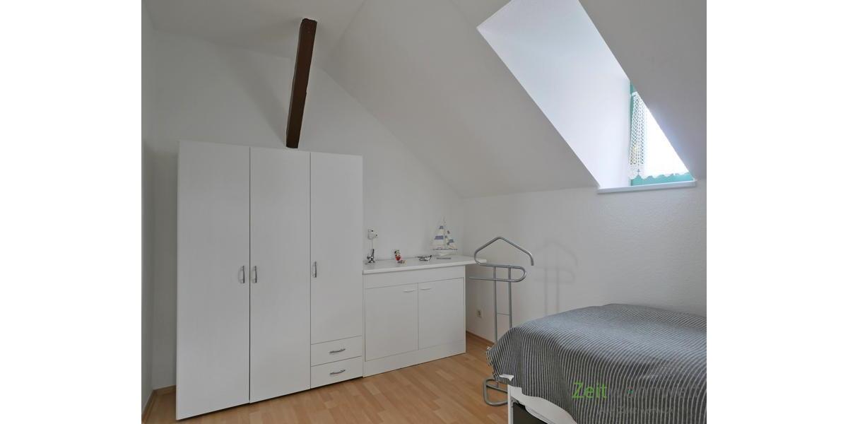Blick ins Schlafzimmer