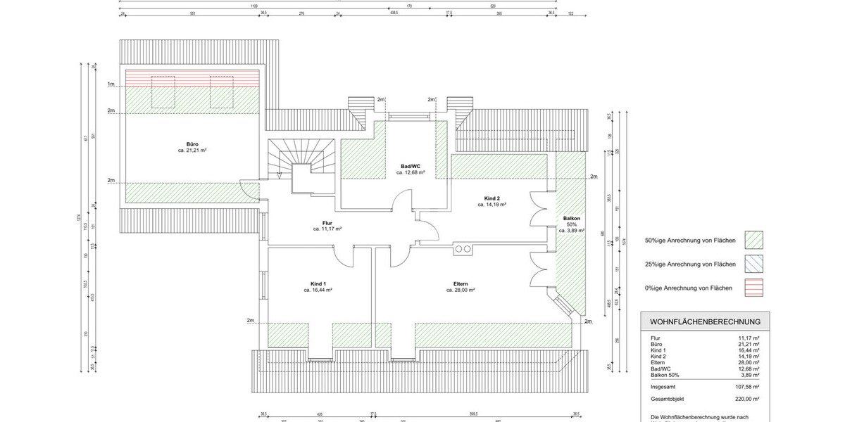 Grundriss Dachgeschoss
