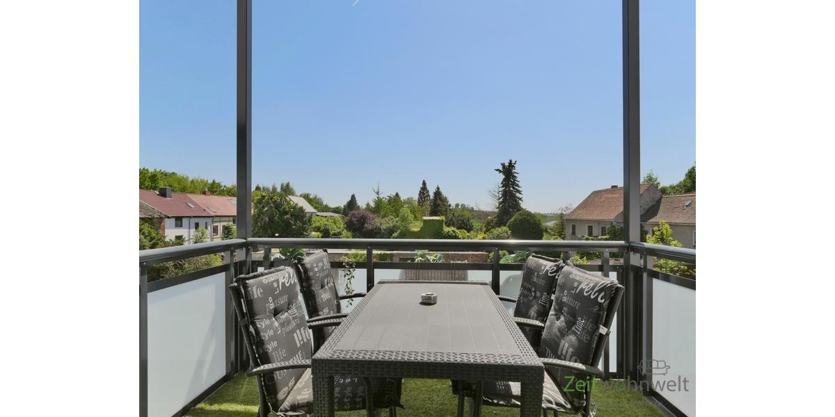 sonniger Balkon