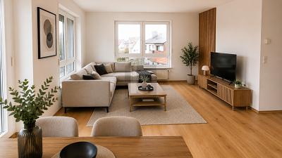HELL. GEPFLEGT. SOFORT ZUHAUSE. - Etagenwohnung Burladingen | Angebot:27095197