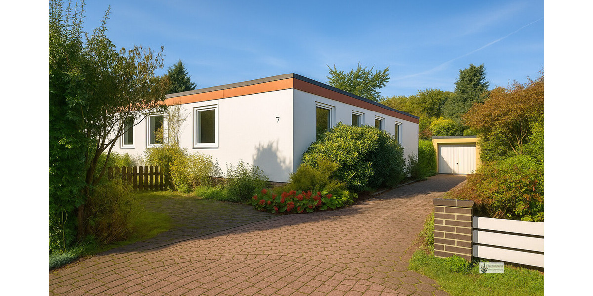 Haus aus Sicht der Einfahrt