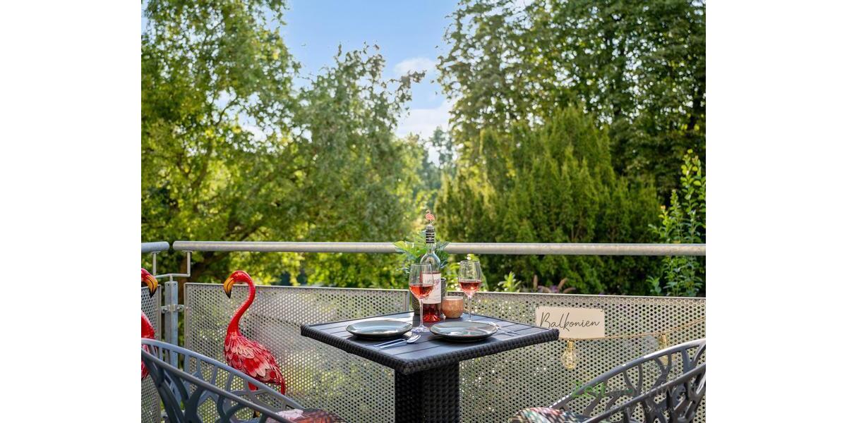 schöner Blick vom Balkon