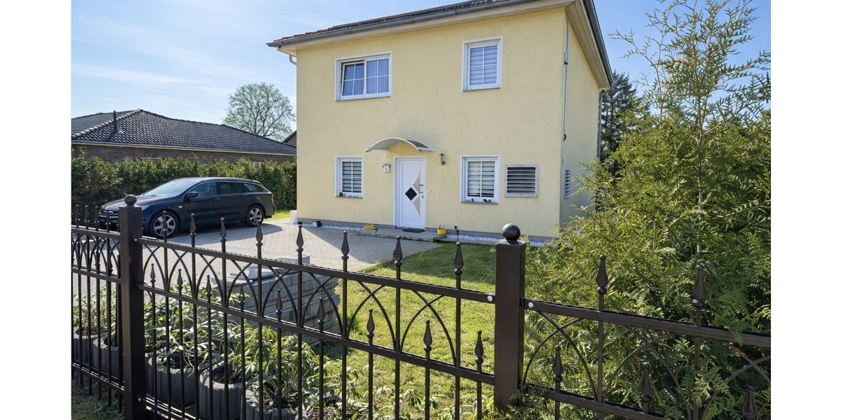 Blick in Richtung Stadtvilla
