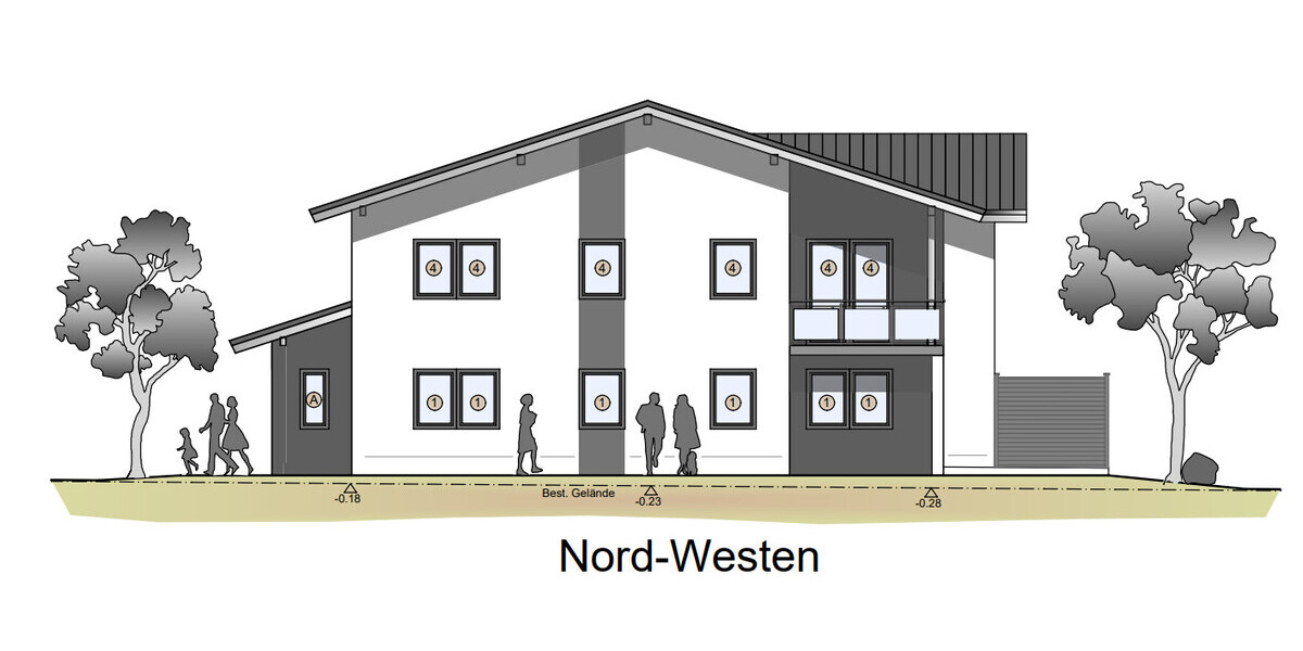 Ansicht Nord-Westen