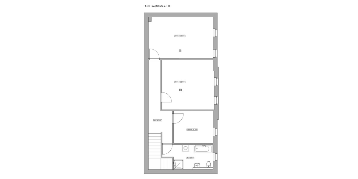 Grundriss Obergeschoss