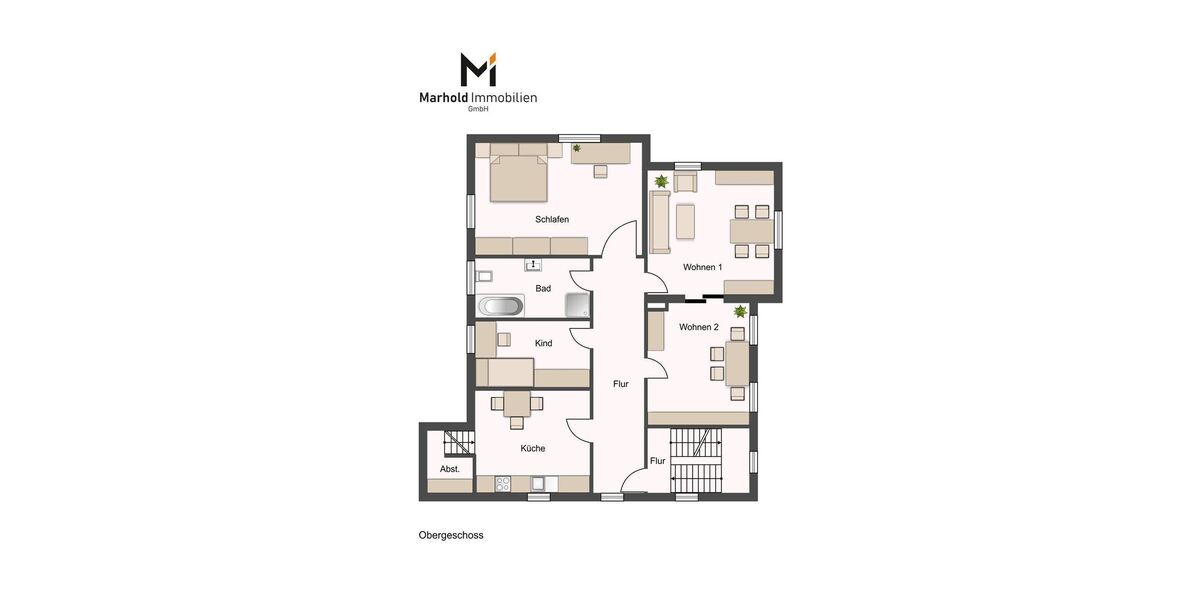 Mietobjekt Obergeschosswohnung 