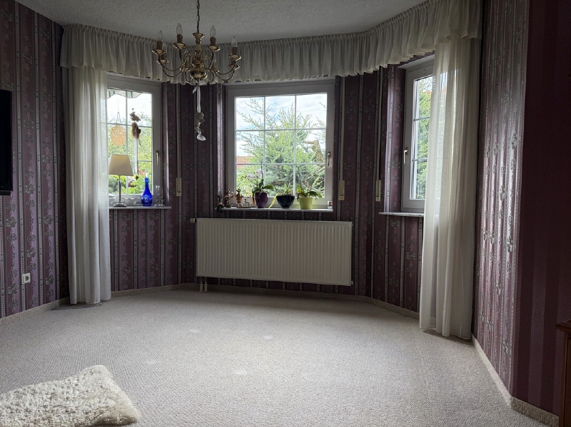 Essplatz im Wohnzimmer
