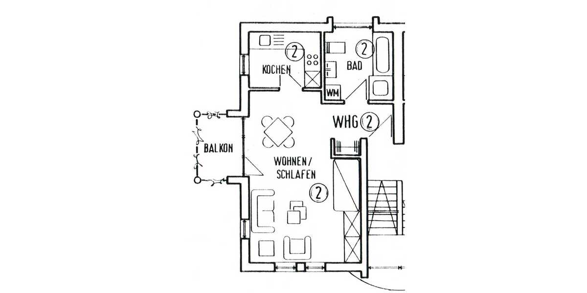 Grundriss WE 2